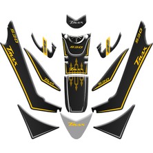 Gogo Premium Yamaha Tmax 530 2017 - 2021 Uyumlu Tank Pad Set 003