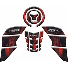 Gogo Premium Honda Msx 2014 - 2022 Uyumlu Tank Pad Set 002