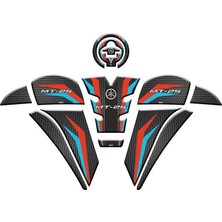 Gogo Premium Yamaha MT25 2020 - 2024 Uyumlu Tank Pad Set 010