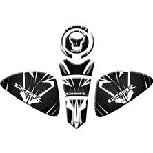 Gogo Premium Honda CB125R 2018 - 2019 Uyumlu Tank Pad Set