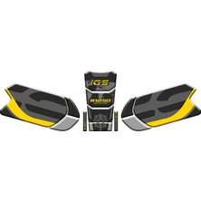 Gogo Premium Bmw Gs R 1250 2013 - 2024 Uyumlu Tank Pad Set 004