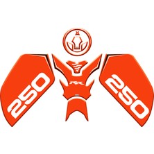 Gogo Premium Voge 250RR 2024-2026 Tank Pad Set 001