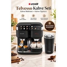Arçelik Telvesso® 2 Si 1 Arada Türk Kahvesi Makinesi & Yarı Otomatik Espresso Makinesi Kahve Öğütücü Hediyeli
