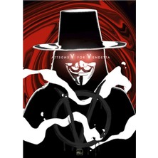 Taranist Kağıt Poster V For Vandetta Kuşe Kalın (30X42 Cm)