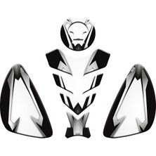 Gogo Premium Honda Cbr 125CC-250CC 2005 - 2018 Uyumlu Tank Pad Set 003