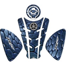 Gogo Premium Yamaha R25 2014 - 2018 Uyumlu Tank Pad Set 003