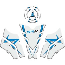 Gogo Premium Rks Srk 125 S 2024 - 2025 Uyumlu Tank Pad Set 001