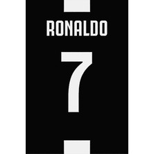Taranist Kağıt Poster Christiano Ronaldo Kalın Kuşe Erkek Çocuk Odası Dekorasyonu 30X42 cm