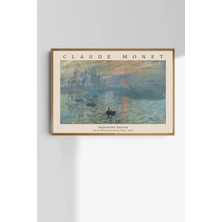 Taranist Kağıt Poster Duvar Dekorasyonu Kalın Kuşe Dekoratif Izlenim, Gün Doğumu - Monet