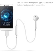 Fumeyabi Type C To 3.5mm Kulaklık Ses Çevirici Dönüştürücü Aux Adaptör