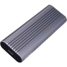 Everest HDC-M220 Usb-C 10 Gbps Nvme M.2 SSD Harici Disk Kutusu Alüminyum Gri