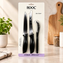 Fumeyabi 3 Parça Soyacaklı Bıçak Seti
