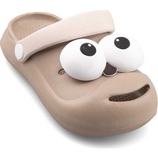 Ademora Kum Emoji Günlük Bahçe Sahil Plaj Kreş Unisex Çocuk Terlik & Sandalet