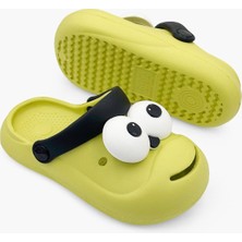 Ademora Limon Emoji Günlük Bahçe Sahil Plaj Kreş Unisex Çocuk Terlik & Sandalet
