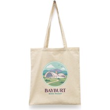 Bi' Dünya Haber Baksı Müzesi - Bayburt Türkiye Serisi Tote Bag Baskılı Bez Çanta