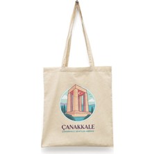 Bi' Dünya Haber Çanakkale Şehitler Abidesi - Çanakkale Türkiye Serisi Tote Bag Baskılı Bez Çanta