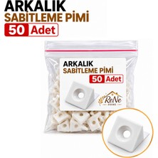 Rene Home Arkalık Sabitleme Pimi Beyaz (50 Adet)