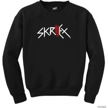 Z zepplin Skrillex High Logo Siyah Sweatshirt