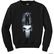Z zepplin Punisher Reflection Siyah Sweatshirt