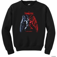 Z zepplin Baphomet Is Blood Siyah Sweatshirt