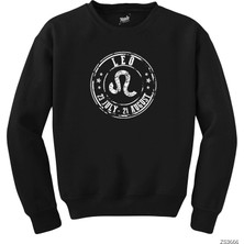 Z zepplin Aslan Burcu Tarih Siyah Sweatshirt