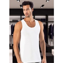 White Velvet Erkek Siyah&beyaz&siyah Modal Pamuklu Atlet - Yumuşak Dokulu Premium Atlet