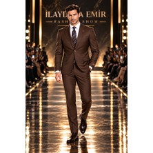 İlayda Emir Premium Erkek Takım Elbise Slim Fit 6 Drop Şık Klasik
