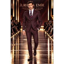 İlayda Emir Premium Erkek Takım Elbise Slim Fit 6 Drop Şık Klasik