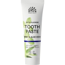 Urtekram Organik Naneli ve Aloe Veralı Diş Macunu 75 ml - Florürlü, Günlük Doğal Koruma