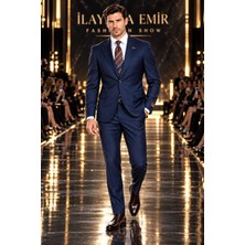 İlayda Emir Premium Erkek Takım Elbise Slim Fit 6 Drop Şık Klasik