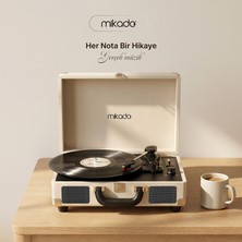 Mikado MN-103 Gramon Pikap Fil Dişi Usb, Aux, Bluetooth Destekli Plak Çalar