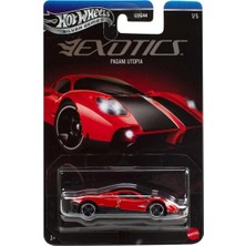Hot Wheels Silver Series Exotics Pagani Utopia Kırmızı 1/5