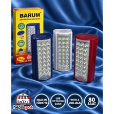 Barum Işıldak 24 LED Şarj Edilebilir Acil Durum Işıldağı USB Çıkışlı 6V
