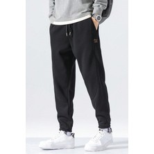 Genius Store Genıus Store Erkek Eşofman Içi Polarlı Bağcıklı Bel Jogger Spor Eşofman Altı SPOR-ESF001