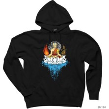 Z zepplin Avatar Enlightenment Siyah Kapşonlu Sweatshirt Hoodie