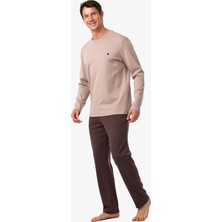 Blackspade Erkek Uzun Kol Gül Kurusu Pijama Takımı C0T9N904