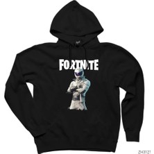 Z zepplin Fortnite Overtaker Siyah Kapşonlu Sweatshirt Hoodie