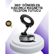 Str Store Manyetik Araç Telefon Tutucu 360 Derece Dönebilen Vakumlu Stand