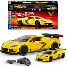 Mattel Brick Shop™ Hot Wheels® '20 Corvette C8.r Yapı Oyuncağı Seti, Koleksiyoncular Için JKR19