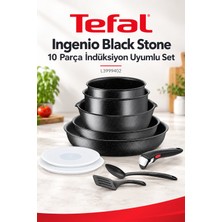 Tefal Ingenio Black Stone L3999402 Set 10 Parça- Induction