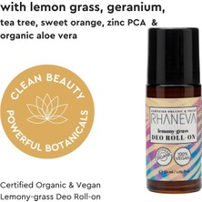 Str Store Lemony-Grass Deo Roll-On, Organik ve Vegan Sertifikalı, 50 ml