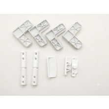 Str Store Kapı Pencere Sineklik Çerçeve Montaj Seti Tamir Set - 4 Köşe+2 Menteşe+1 Çıtçıt+1 Tutamak