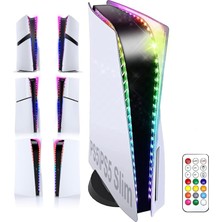 TUX Gamsurfıng 5/ps5 Ince Konsol Için LED Işık Şeridi, 358 Dıy Modu Ps5 LED Işık Için 7 Rgb