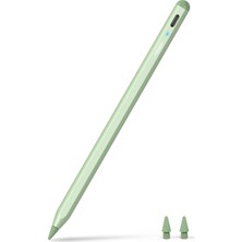 Str Store K-2259 iPad Kalemi, Aktif Kapasitif Stylus Kalem, Şarj Edilebilir Dokunmatik Kalem, Hassas ve Değiştirilebilir Uçlu, iPad 2018 ve Sonrası ile Uyumlu