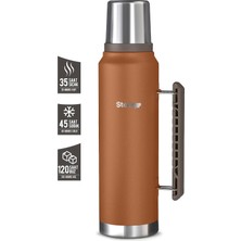 Str Store 1 Camper Klasik Kulplu Sızdırmaz Çelik Termos Autumn Leaf 1.2 Lt ST-259