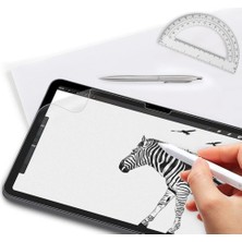 Str Store Apple iPad Air 11 Inç Paperfeel Ekran Koruyucu Kağıt Hissi Veren Dokulu Mat Yüzey, Pencil Kullanımı, Not Alma ve Çizim Için M2 M3 M4 Ile Uyumlu