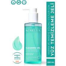 Str Store Karma, Yağlı ve Akne Eğilimli Ciltler Sivilce, Siyah Nokta Karşıtı Yüz Temizleme Jeli 200 ml