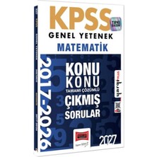 Yargı Yayınları 2027 Kpss Genel Yetenek Matematik Konu Konu Tamamı Çözümlü 10 Yıl Çıkmış Sorular