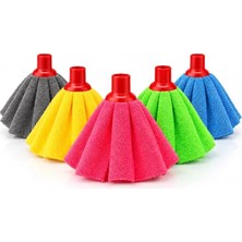 Str Store Havlu Mop Başlığı – Mikrofiber, Süper Emici, Dayanıklı ve Renkli Temizlik Bezi (Tüm Mop Saplarına Uyumlu), Karışık Renk