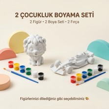 Toytify 2'li Figür Boyama Seti – Boya ve Fırça Dahil